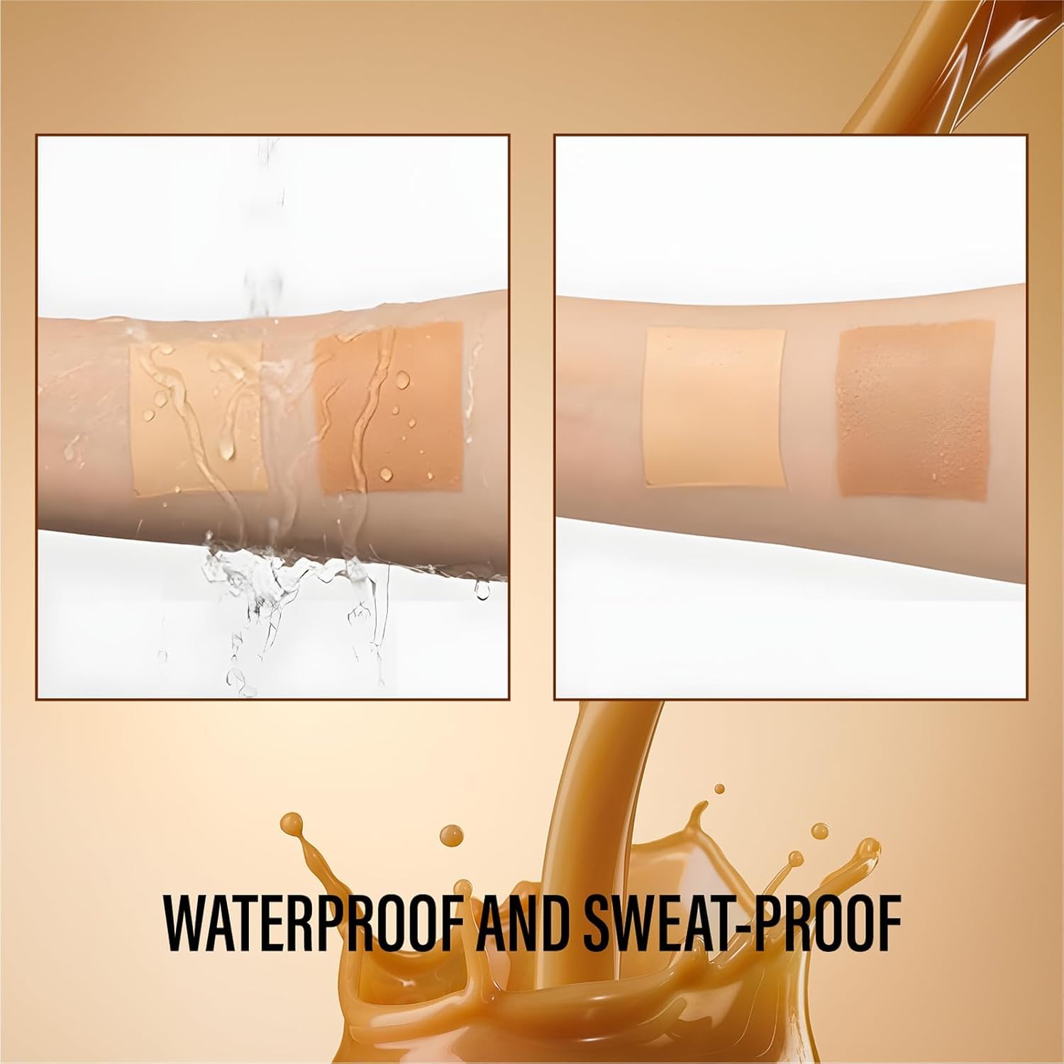 Waterproof Leg Makeup for Varicose Veins & Scar Cover - No Transfer, Tattoo Concealer - Medium Glow - Perfect for Weddings, Beach & Everyday Wear