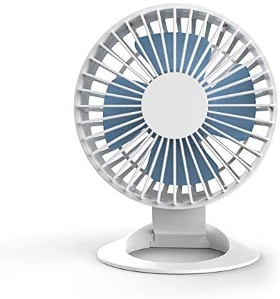 Jiaanu Portable Handheld Mini Electric Fan - USB Rechargeable Personal Cooling Fan for Office Desk, Travel, Outdoor Activities - Strong & Sturdy Design (Color: Blue)