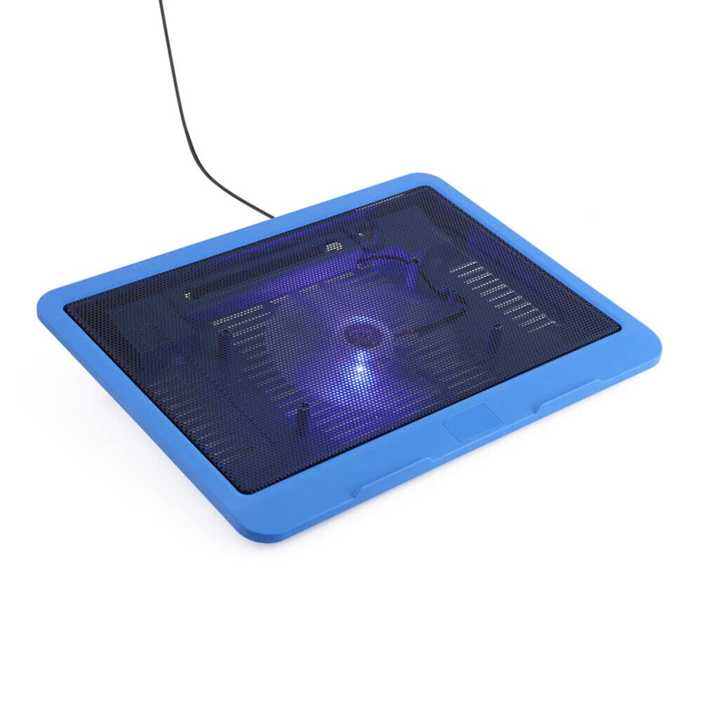 SANOXY Laptop Cooling Pad for 15 Inch Laptops - Ultra Slim USB Powered Cooler with Quiet Fans, Ergonomic Stand for Gaming, Office & Home Use