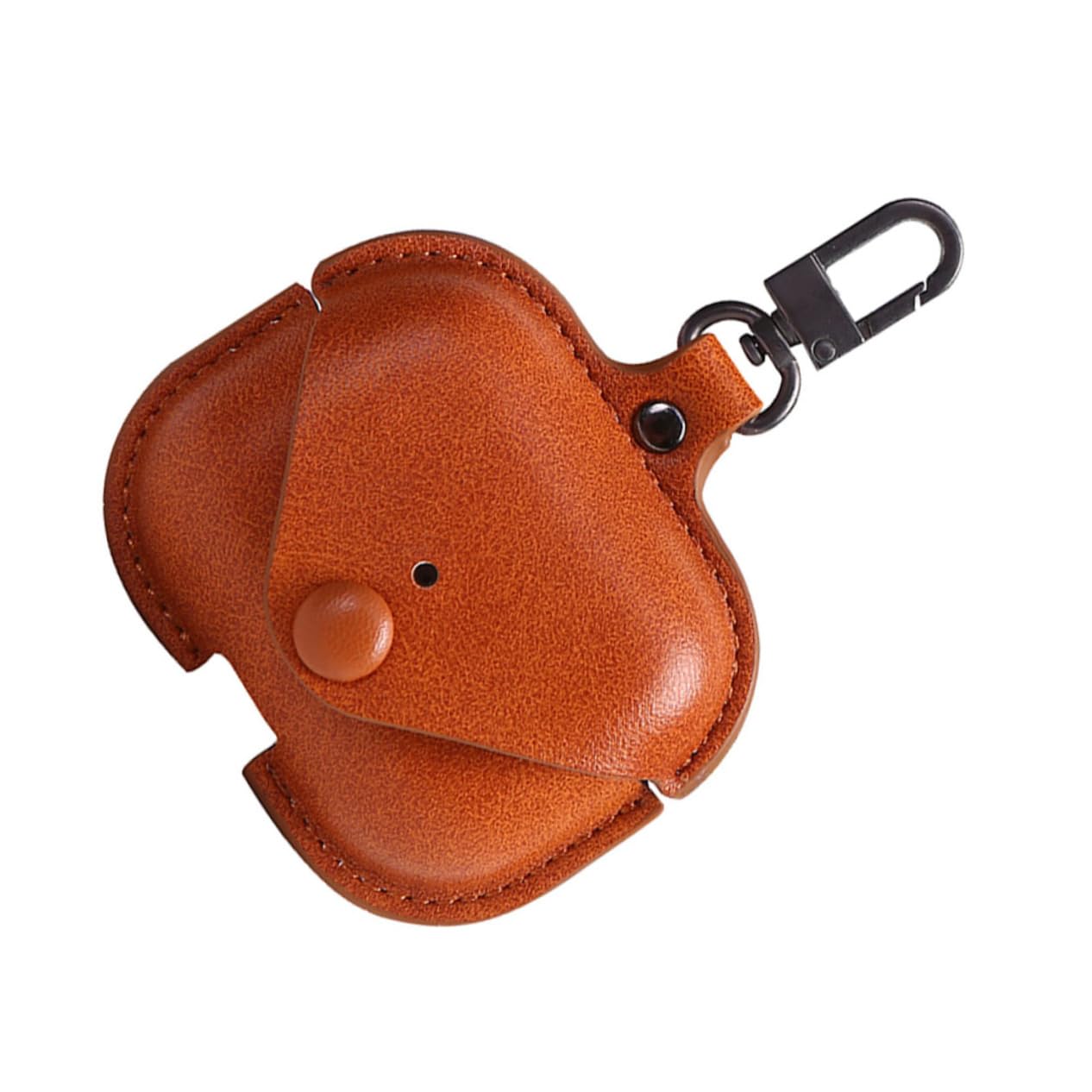Premium Leather Earphone Case Cover for Wireless Earbuds - Key Holder & Protective Pouch for AirPods Pro/AirPods 3/AirPods 2 - Perfect for Travel, Gym & Daily Commute