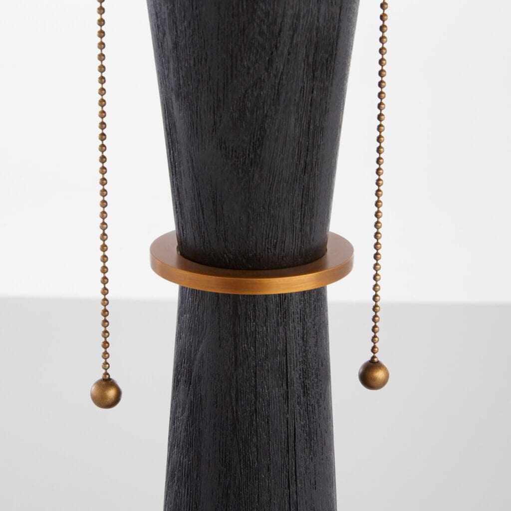 Cyan Design 11714 Wright Table Lamp - Black & Brass Finish Modern Desk Light for Living Room, Bedroom, or Office Decor