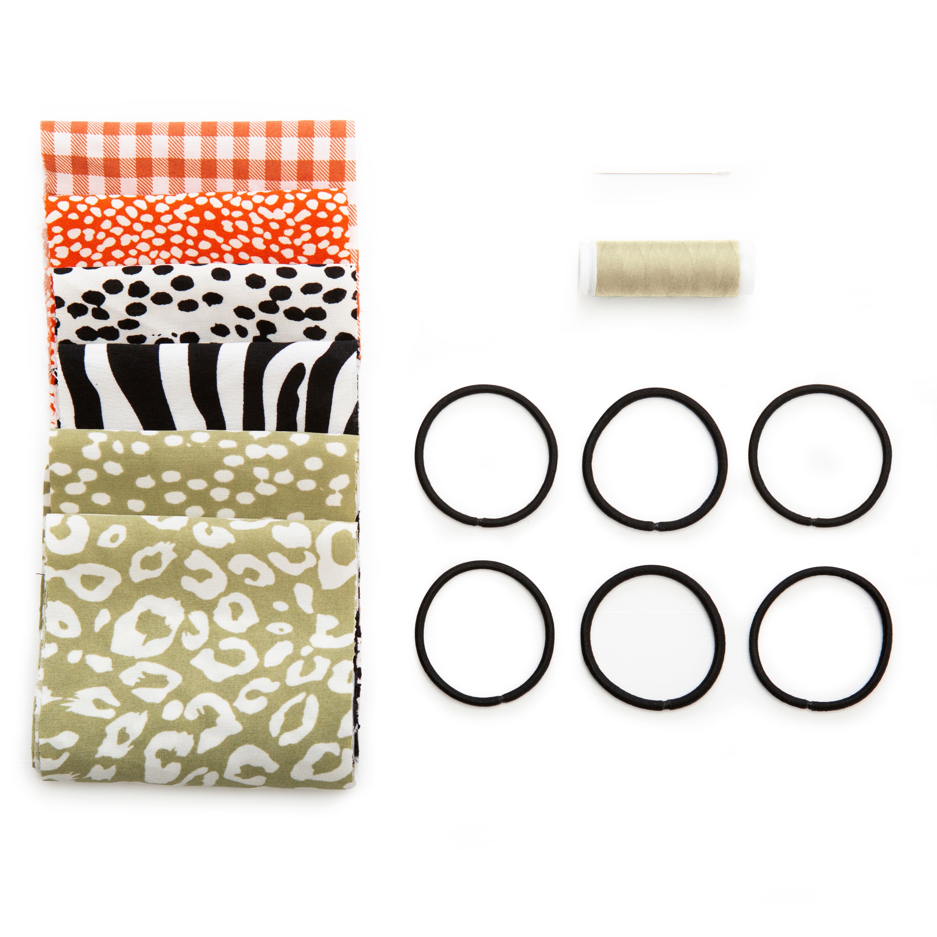 DIY Scrunchie Making Kit for Beginners - Hair Accessory Craft Set with Elastic Bands & Fabric - Perfect for Girls, Teens, and Craft Lovers (Party Favors, Birthday Gifts, DIY Projects)