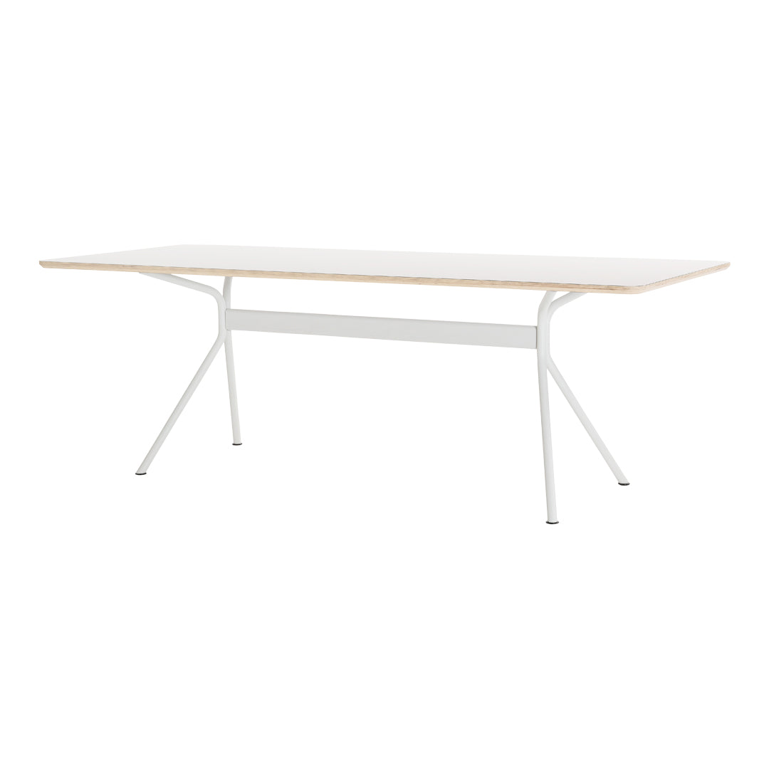 Modern Rectangular Dining Table - Solid Wood Kitchen Table for 6 - Perfect for Small Spaces, Dining Rooms & Farmhouse Style Decor