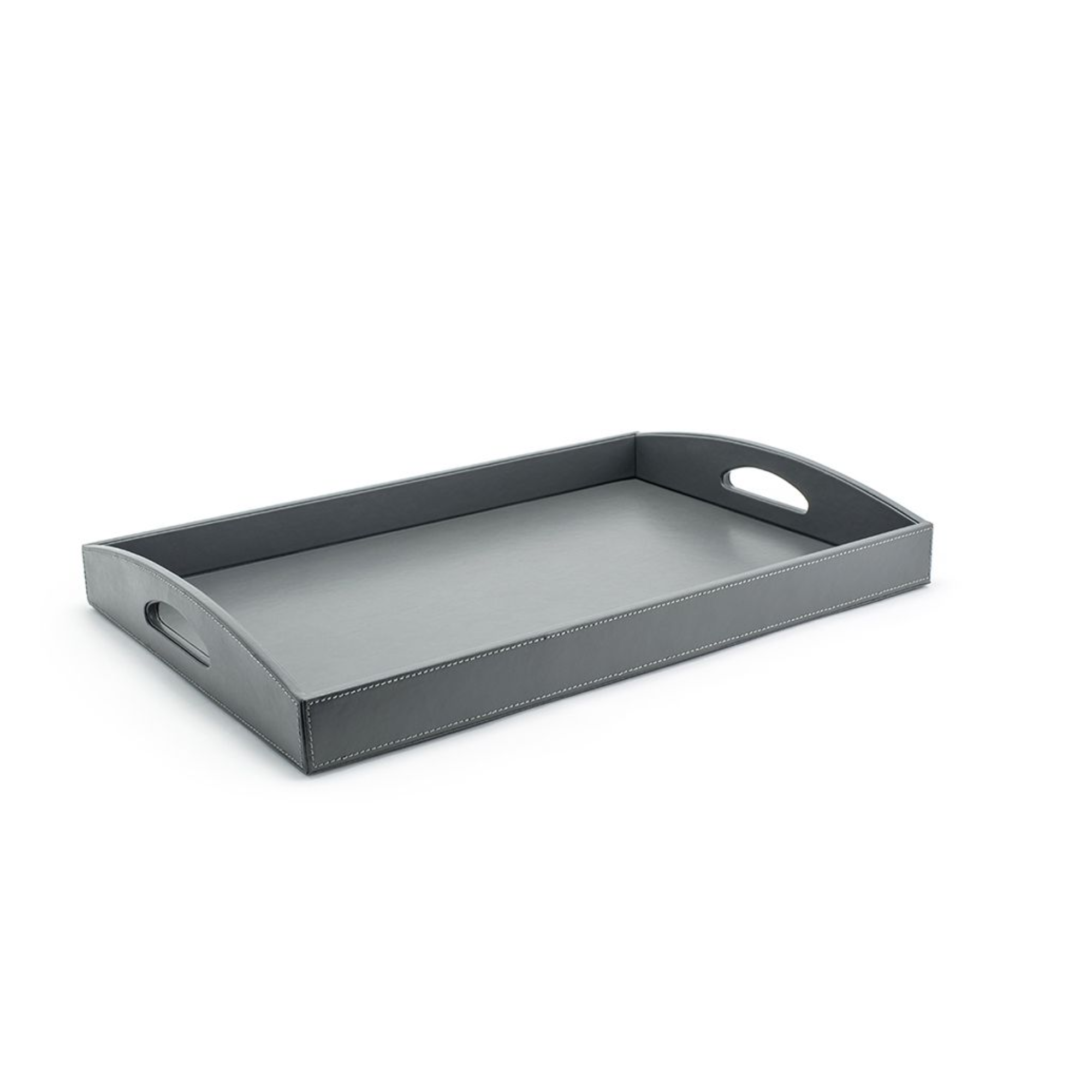 FOH London Handled Serving Tray, 19 x 13 Inches, Set of 2 - Perfect for Tea Party, Breakfast in Bed, and Home Decor
