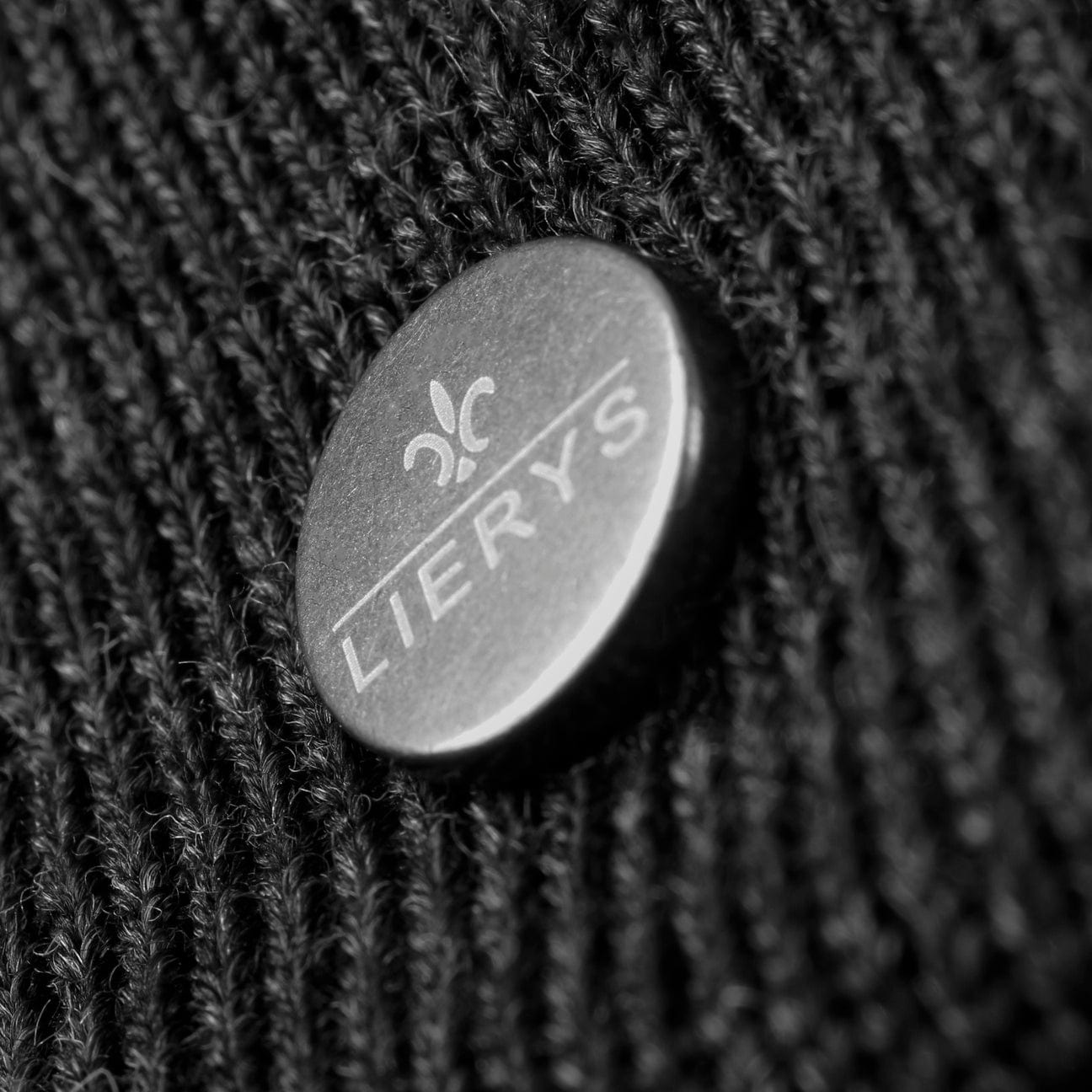 Lierys GOTS Certified Merino Wool Knit Hat with Foldable Cuff - Warm Winter Beanie for Outdoor Activities, Skiing & Hiking
