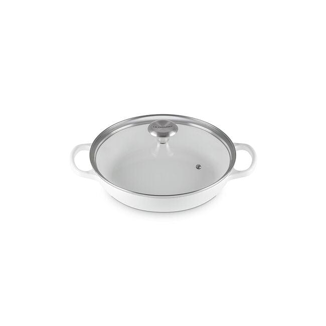 Le Creuset 2.25 Quart Braiser with Glass Lid - Enameled Cast Iron Dutch Oven for Cooking, Baking & Serving | Multiple Colors | Perfect for Stovetop, Oven & Tabletop Use
