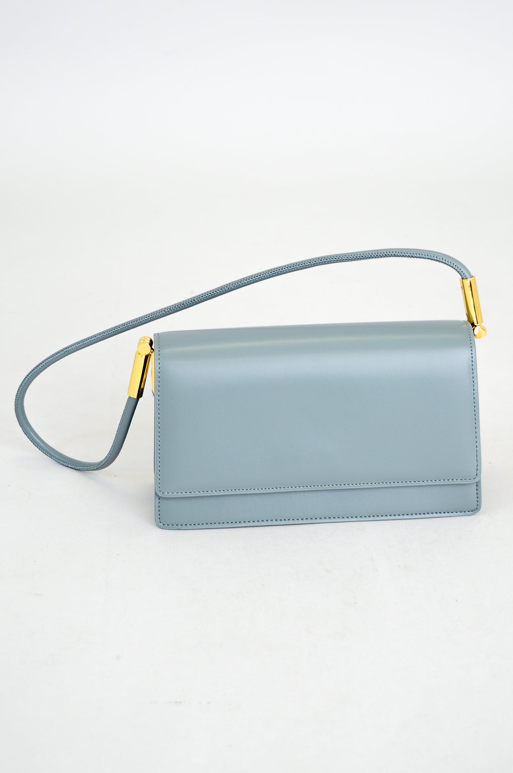 Premium Lina Leather Handbag for Women - Stylish Grey & Blue Crossbody Bag - Perfect for Work, Travel & Everyday Use