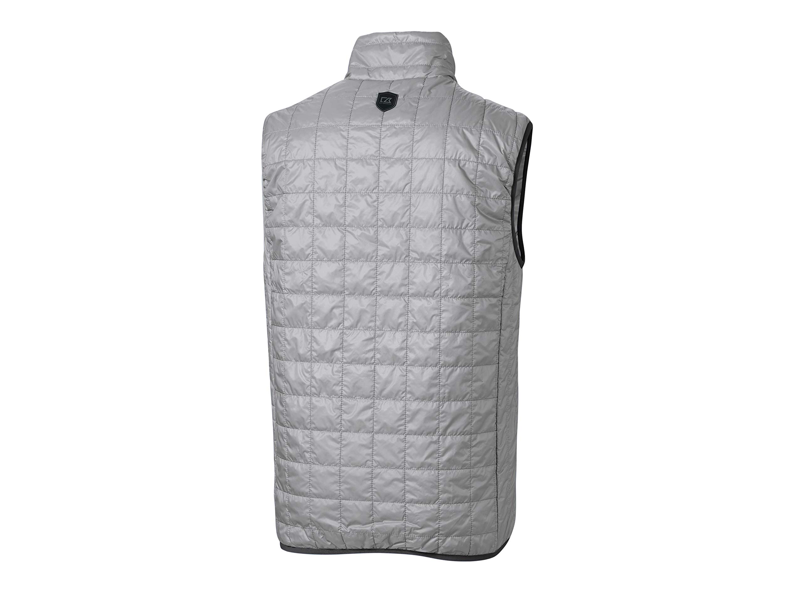 Cutter & Buck Men's Weather-Resistant Primaloft Down Alternative Rainier Vest - Lightweight Insulated Puffer Vest for Hiking, Camping & Outdoor Activities | Perfect for Cold Weather, Travel & Casual Wear