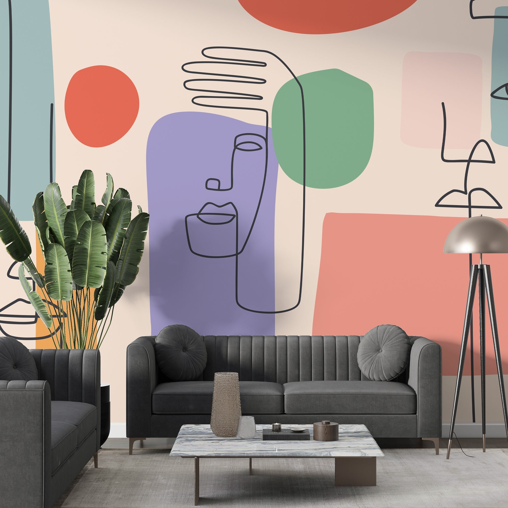 Matisse Wallpaper Mural - Vibrant Artistic Wall Decor for Living Room, Bedroom & Office | Peel & Stick Removable Wallpaper for Home Interior Design