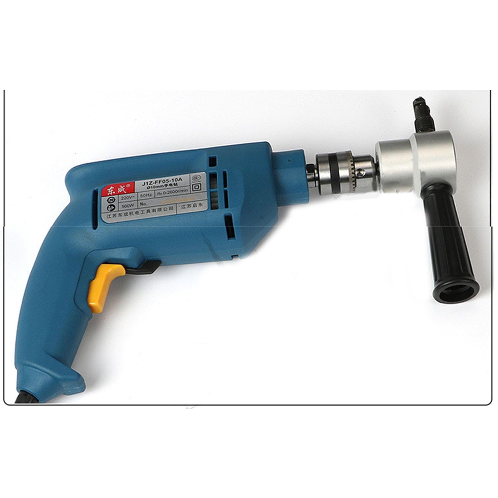 Dual Head Metal Sheet Nibbler Cutter - Heavy Duty Drill Attachment for Cutting Steel, Aluminum & Sheet Metal | Perfect for HVAC, Auto Repair & DIY Metalworking Projects