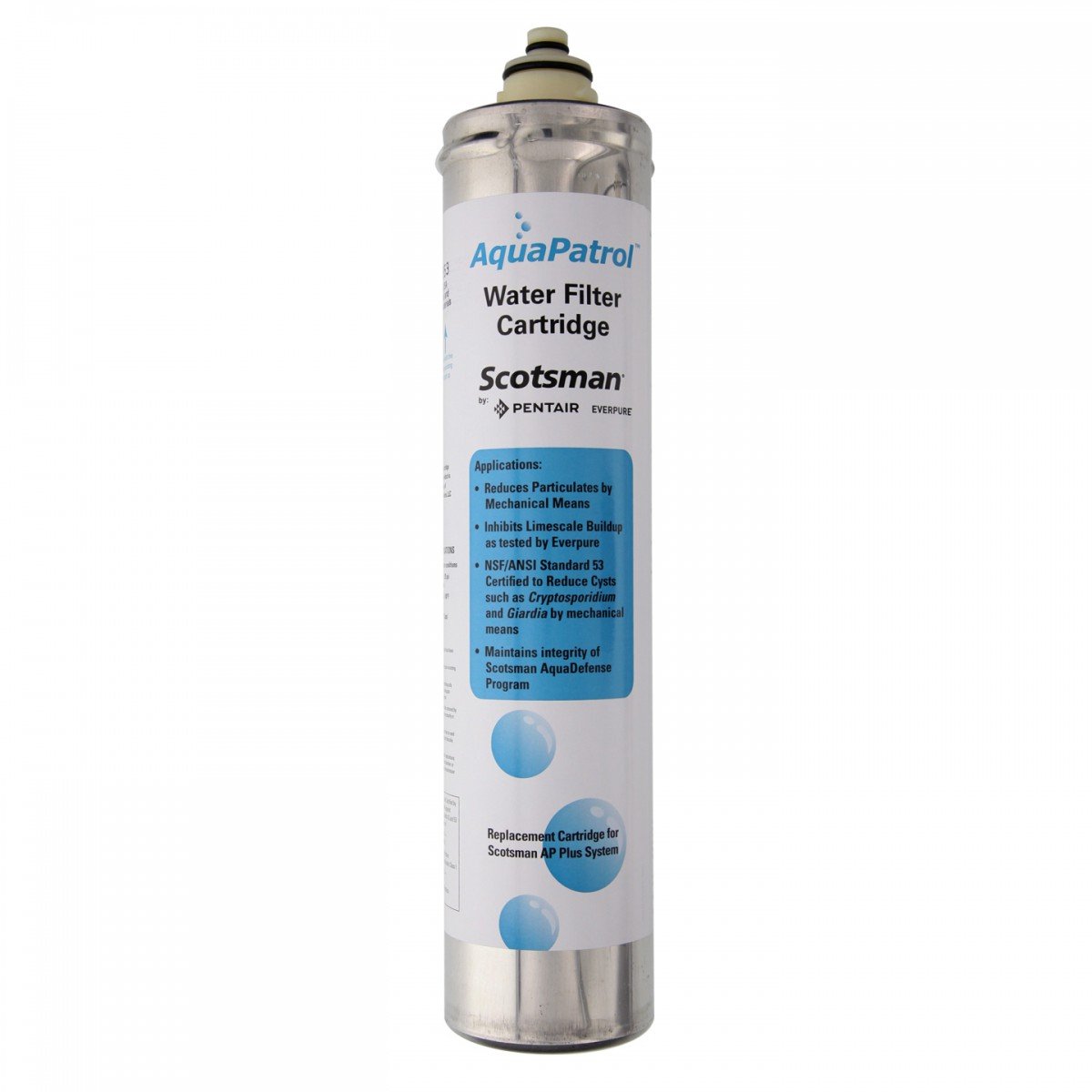 Scotsman APRC1-P AquaPatrol Plus Replacement Water Filter Cartridge (1 Pack) - cULus & NSF Certified - Perfect for Ice Machines, Commercial Refrigerators & Water Dispensers