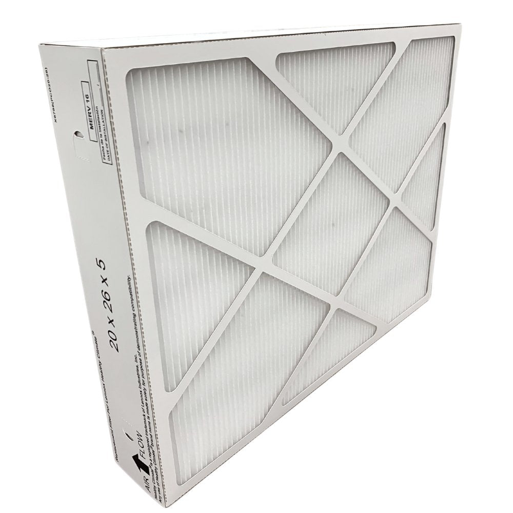 Lennox Healthy Climate 20x26x5 MERV 16 Air Filter - Compatible with X8788 & Atomic HVAC Systems | High-Efficiency Replacement Filter for Cleaner Indoor Air | Ideal for Homes, Offices, and Commercial Spaces