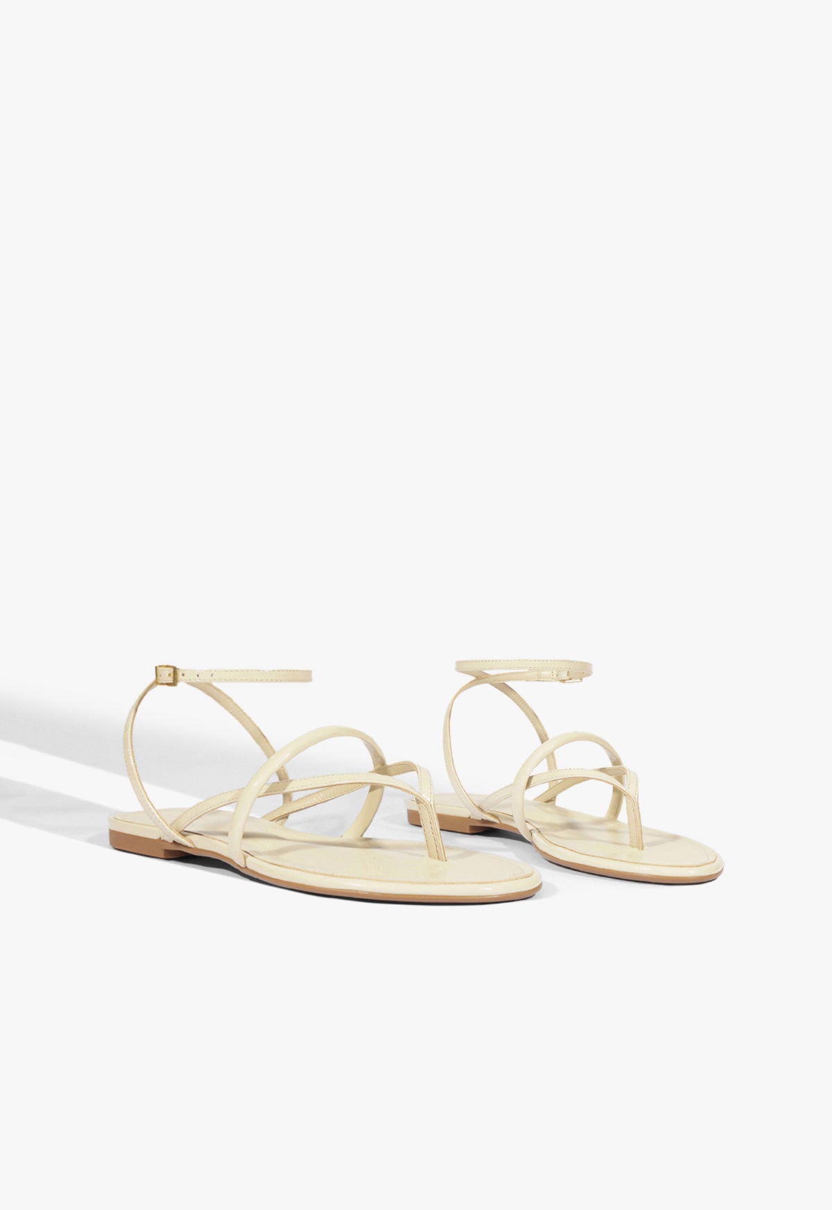 Diana Patent Leather Sandals with 2.5-Inch Heel - Women's Comfortable Flat Shoes S2211200150001 for Casual Wear, Office, and Date Nights