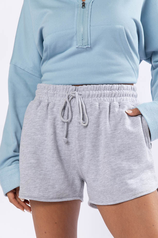Play Maker Heather Grey Lounge Shorts for Women - Soft & Comfortable Sleepwear & Loungewear - Perfect for Relaxing at Home, Yoga, or Travel