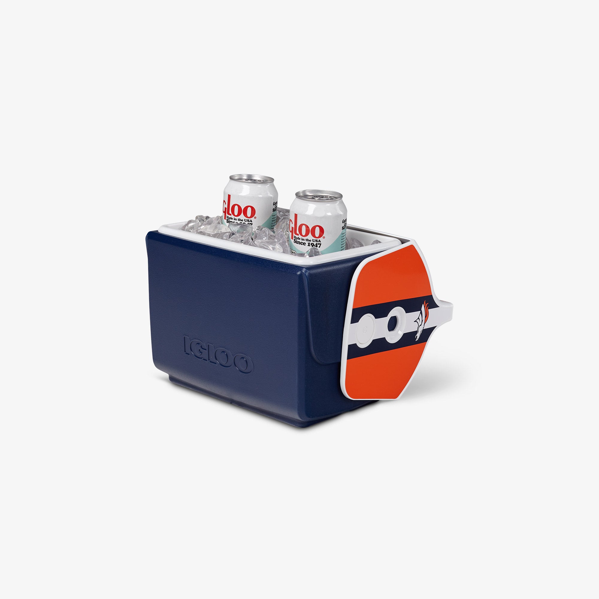 Denver Broncos 7 Quart Little Playmate Cooler - Insulated Lunch Box for Kids, Picnics, Camping & Outdoor Activities