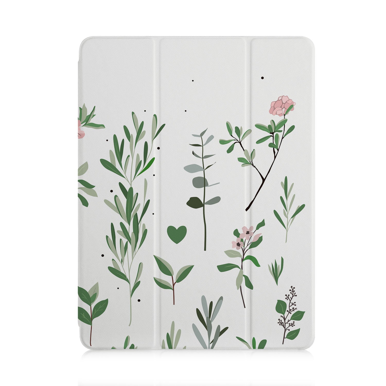 Premium iPad Trifold Case with Pink Floral Design - Slim Protective Cover for iPad Air/Pro (6th/5th/4th/3rd Gen) - Perfect for Work, Travel & Home Use
