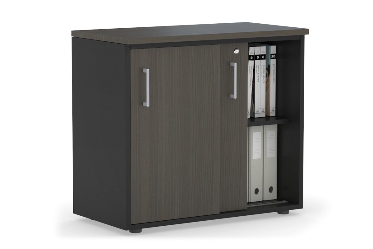 Modern 800W x 750H x 450D Sliding Door Credenza Cabinet - Stylish Storage Solution for Living Room, Bedroom or Office Organization