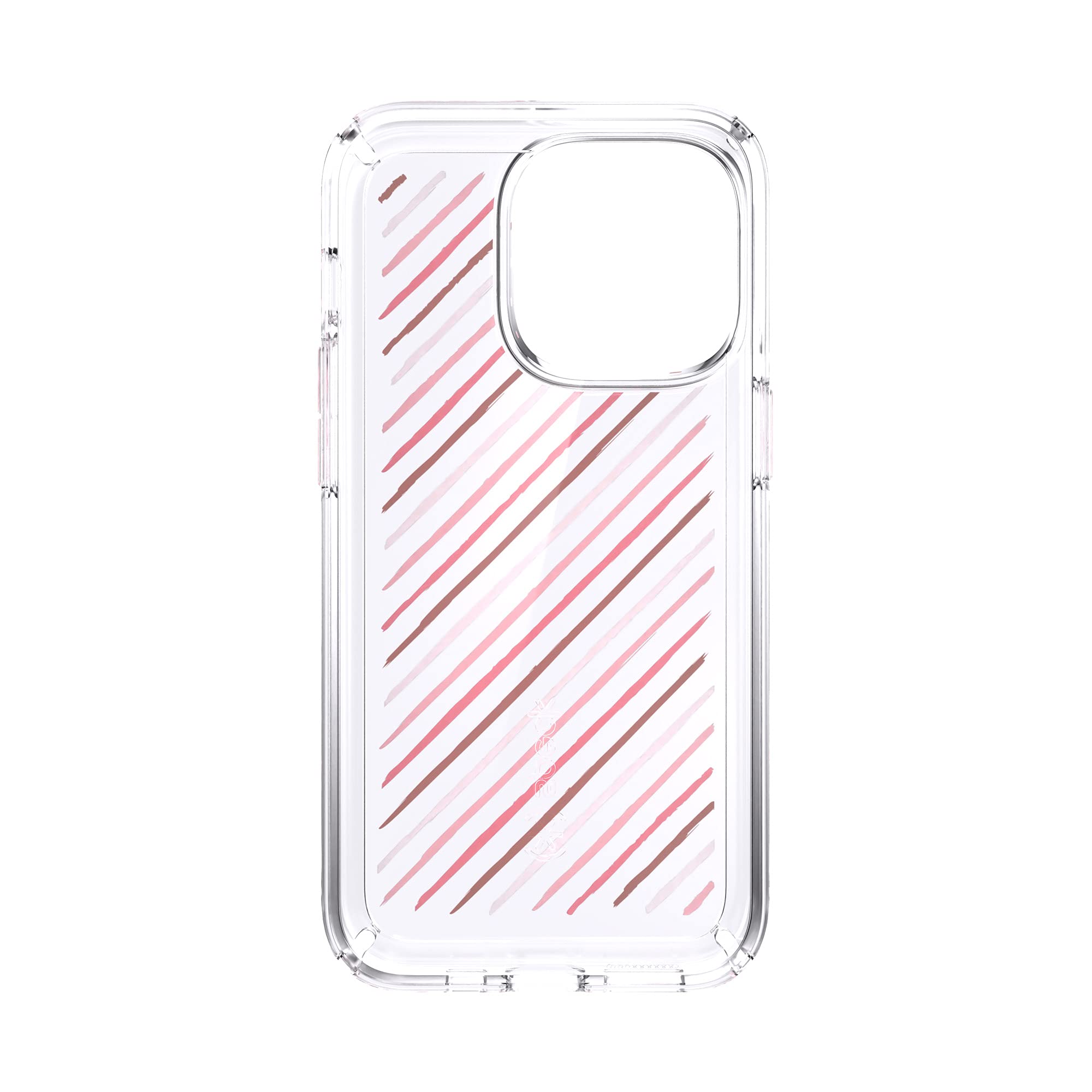 Speck MagSafe Case for iPhone 13 Pro - Clear Protective Phone Cover with Drop & Camera Protection | Wireless Charging Compatible | Infused Stripes Design | Perfect for Everyday Use, Travel & Outdoor Activities