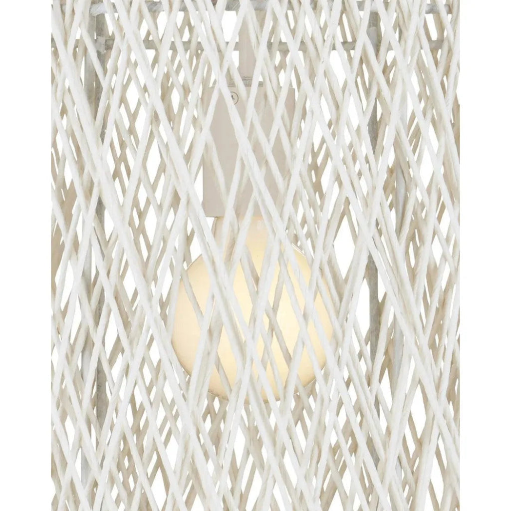 27 Inch Modern Cocoon Pendant Light - White Iron & Glass Shade for Kitchen Island, Dining Room, or Bedroom Lighting