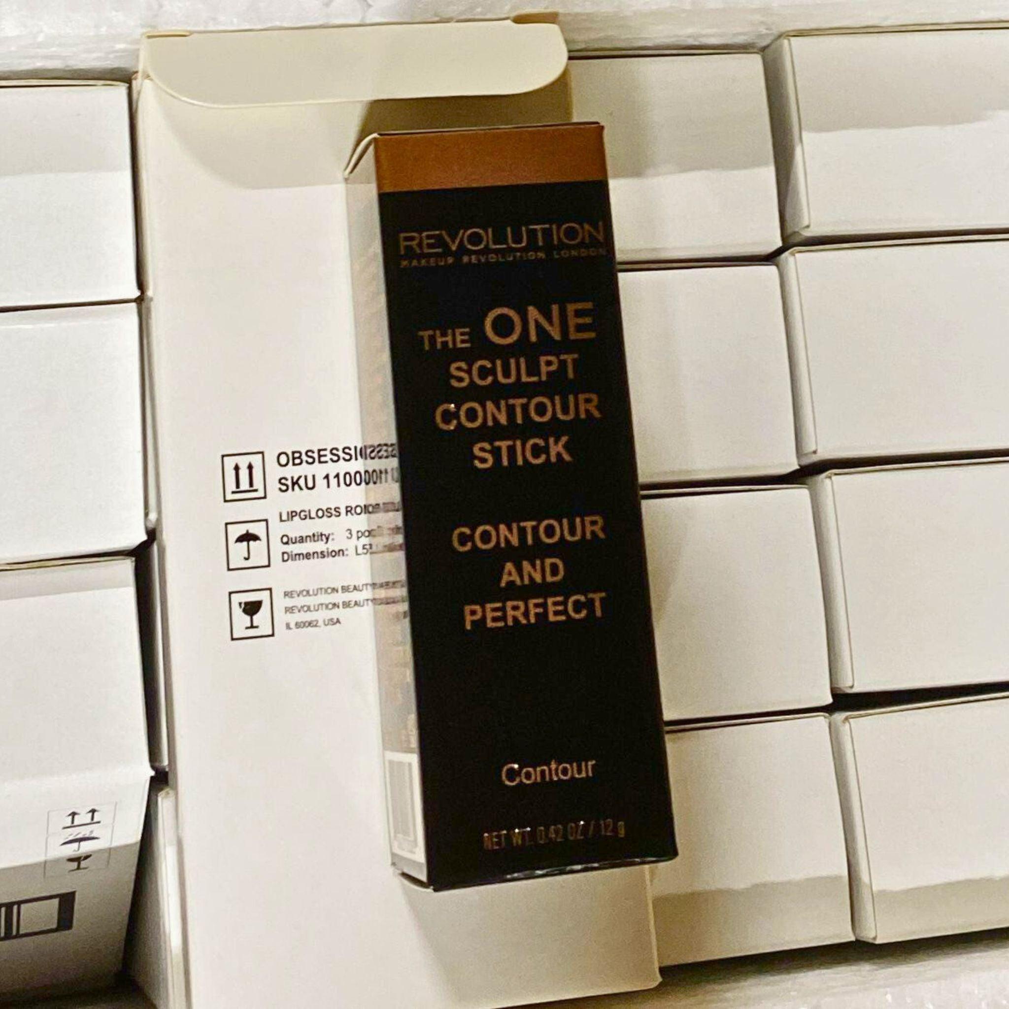 Revolution The One Sculpt Contour Stick - Creamy Contour & Highlight Makeup Stick for Face Definition - 0.42oz (36 Pcs Bulk Lot) - Perfect for Professional Makeup Artists & Beauty Enthusiasts