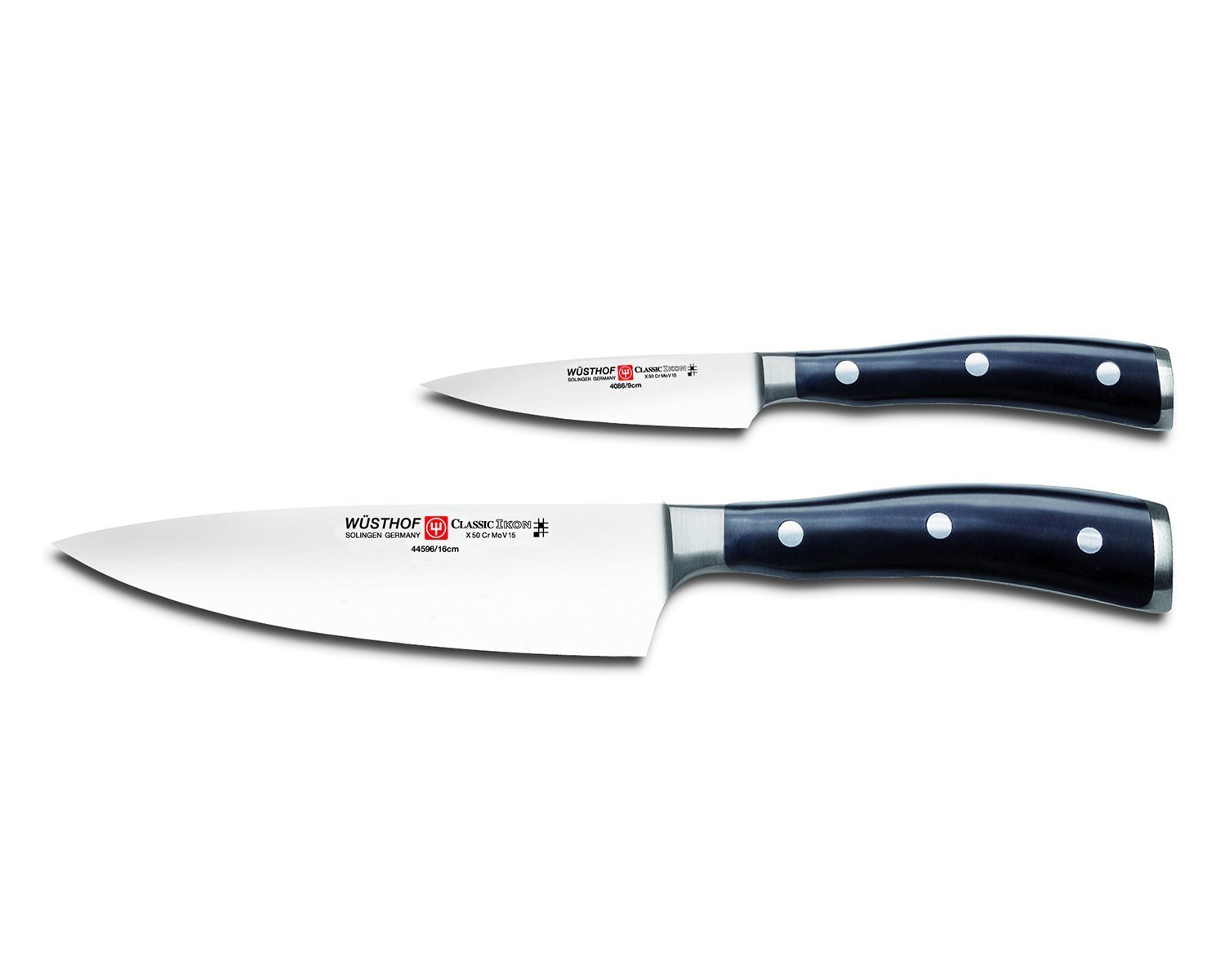 WÜSTHOF Classic IKON 2-Piece Prep Knife Set - Premium German Kitchen Knives for Chopping, Slicing & Dicing - Perfect for Home Chefs & Professional Cooking