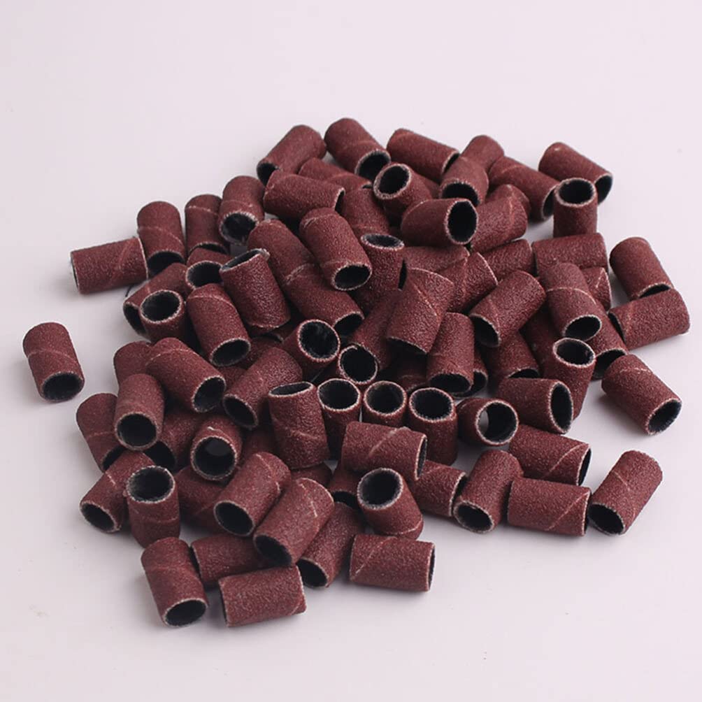200 Pcs Manicure Pedicure Sanding Bands for Electric Nail Drill - Nail Files & Sanding Rings for Acrylic Nails, Toenails & Nail Art - Professional Salon & Home Nail Care Kit