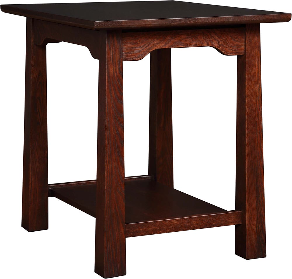 Park Slope End Table - Modern Side Table for Living Room, Bedroom & Office - Small Accent Table with Sturdy Wooden Frame - Perfect for Holding Lamps, Books & Decor