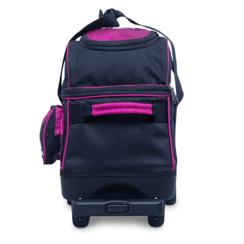 Brunswick Zone Single Roller Raspberry Bowling Bag - Lightweight & Durable for Easy Transport to Bowling Alleys & Tournaments