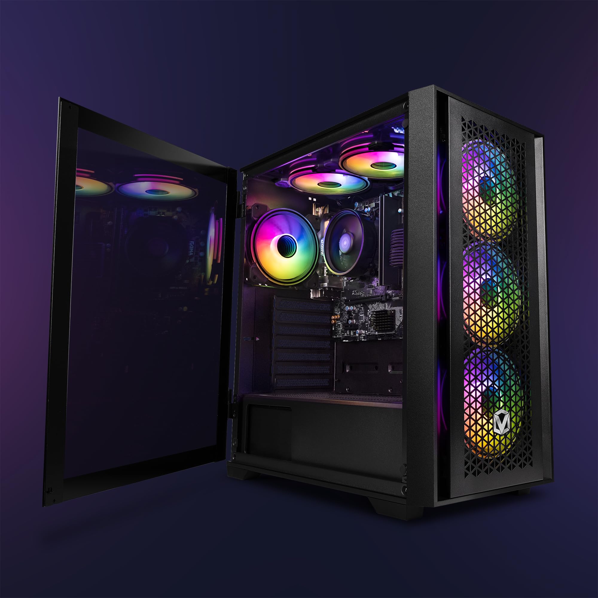 VIBOX VI-60 Gaming PC - AMD Ryzen 3 3200GE 4.0GHz Processor, Radeon Vega 8 Graphics, 16GB RAM, 1TB SSD, Windows 11, WiFi - Perfect for Esports, Streaming & High-Performance Gaming