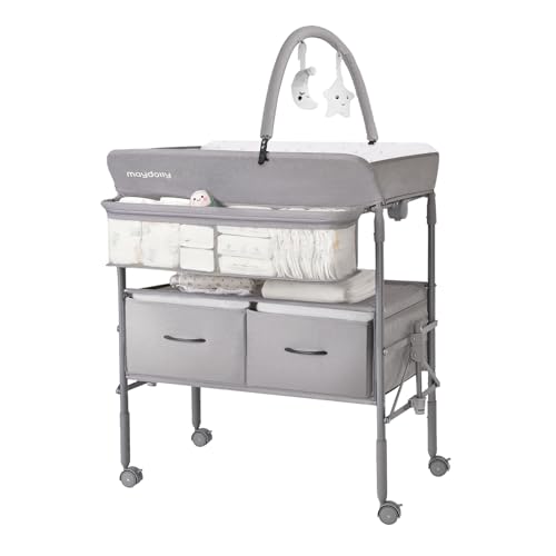 grey with drawer