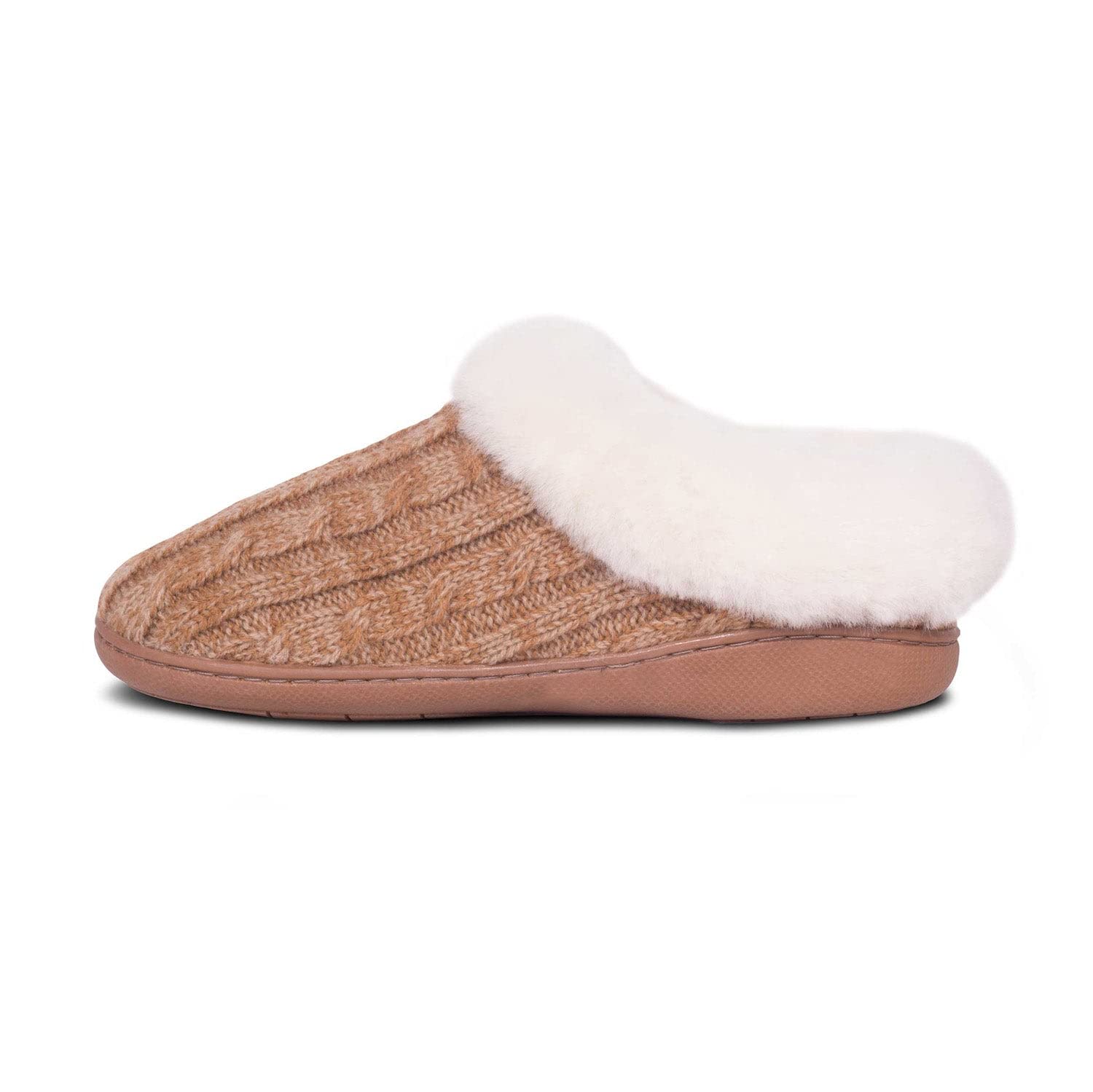Women's Crochet Indoor House Slippers - Soft Comfortable Non-Slip Home Shoes for Women - Perfect for Relaxing at Home, Lounging & Winter Warmth