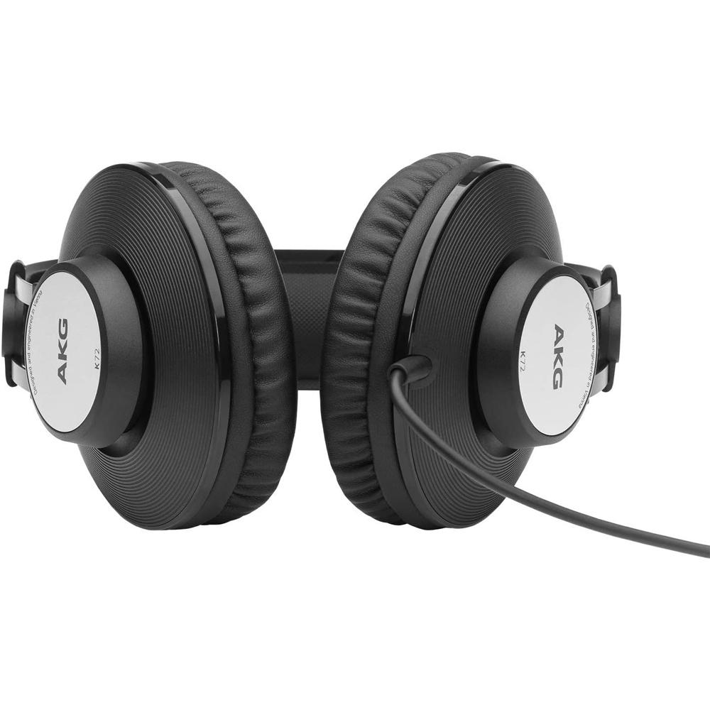 AKG K72 Closed-Back Studio Headphones with Carrying Case - Professional Over-Ear Monitoring Headphones for Recording, Mixing & Podcasting - Perfect for Home Studios & Music Producers