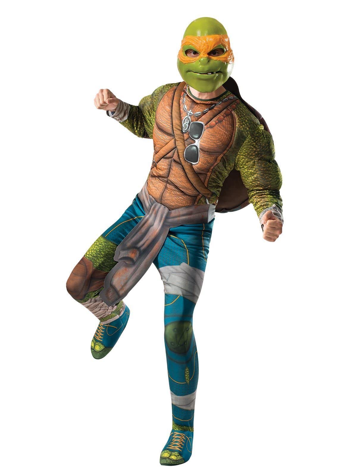 Rubie's Deluxe Adult Muscle Costume - Teenage Mutant Ninja Turtles Movie Replica for Men | Halloween Cosplay, Comic-Con, and Themed Parties