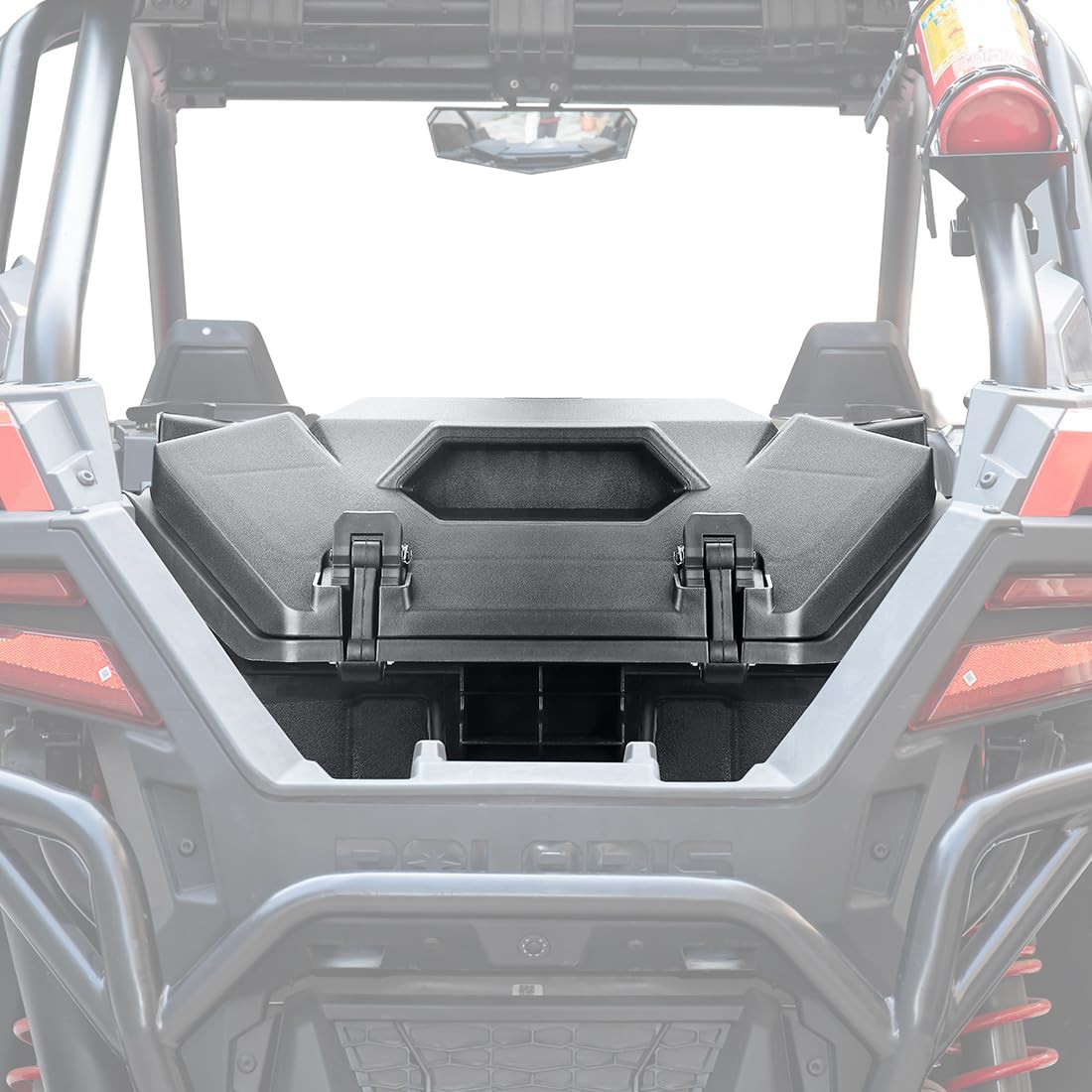 **KEMIMOTO 42QT UTV Cargo Box - Compatible with 2020-2025 Polaris RZR PRO XP/4 Turbo R/4 & 2025 RZR Pro S - Upgraded Lockable Storage Box for Rear Bed Gear & Tools - Low-Density Durable Design - Perfect for Off-Road Adventures & Outdoor Gear Organization**