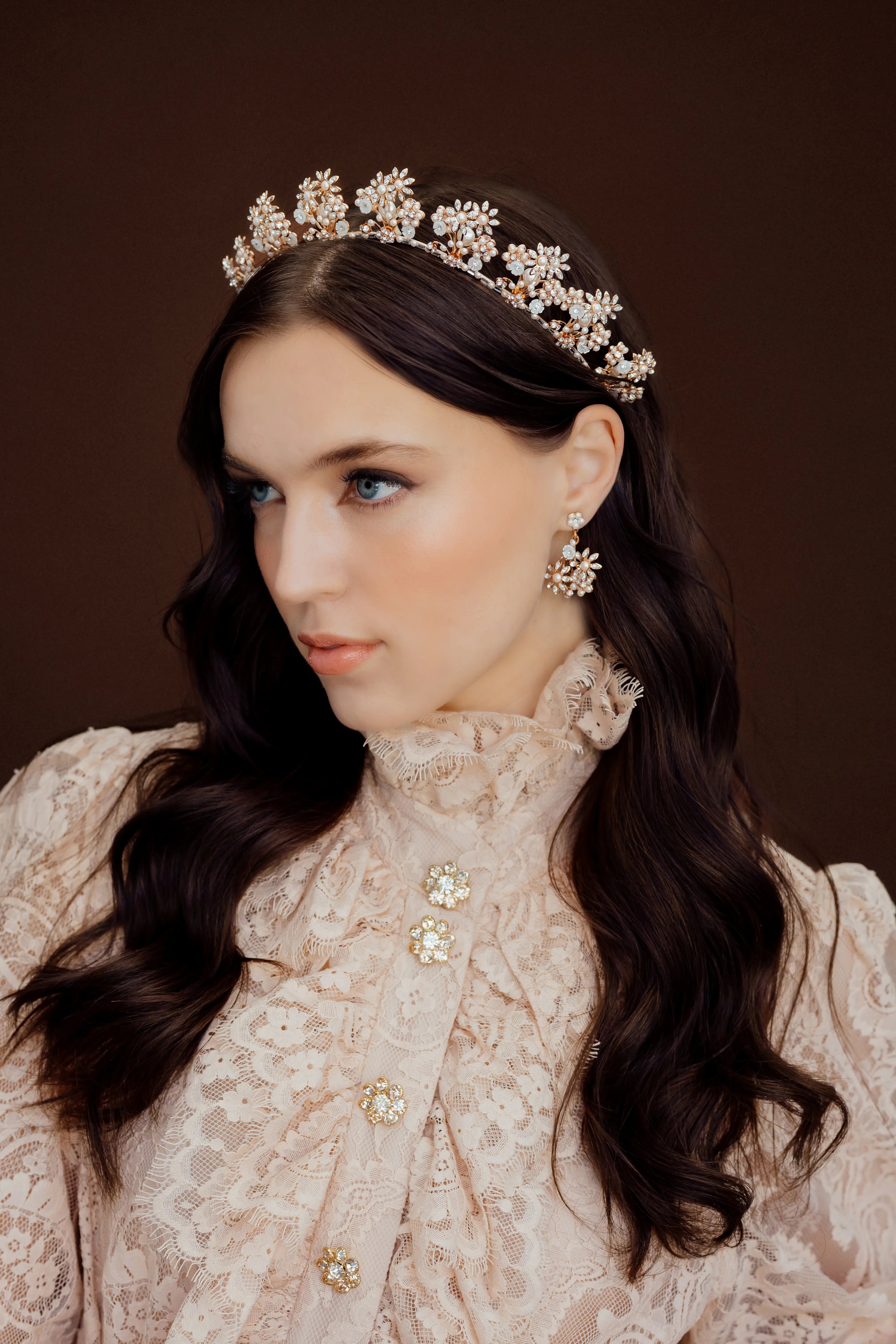 Rosanette Crown - Elegant Rhinestone Tiara for Women, Bridal Hair Accessories, Prom Queen Headpiece, Wedding & Special Occasion Jewelry (Perfect for Brides, Prom, Pageants & Formal Events)