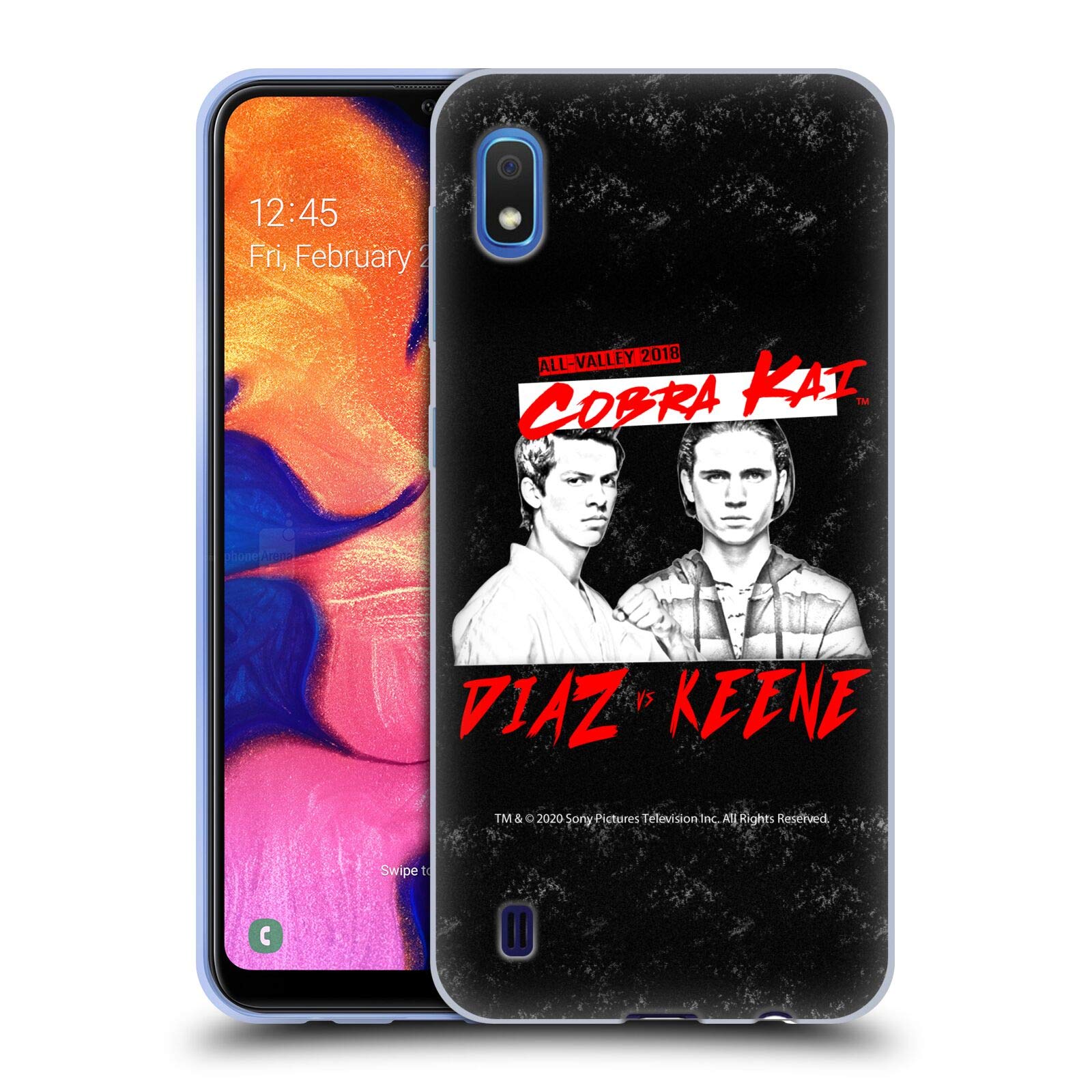 Head Case Designs Cobra Kai Diaz VS Keene Art Gel Case for Samsung Galaxy A10 (2019) - Durable Protection for Daily Use & Fan Collectors