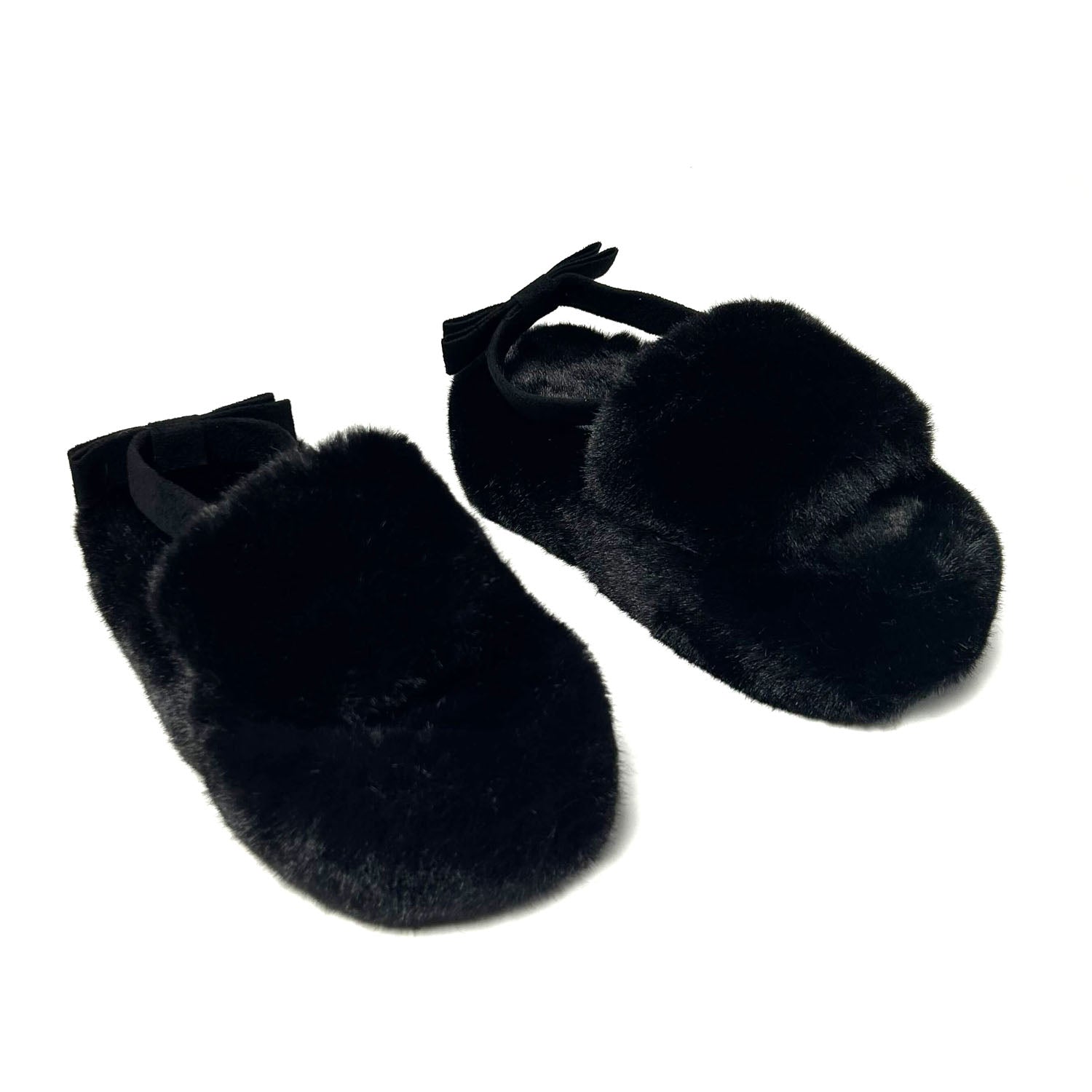 FLOOF Women's Black Après Ballet Slippers - Comfortable Soft Indoor/Outdoor House Shoes for Yoga, Lounge, Travel & Relaxation