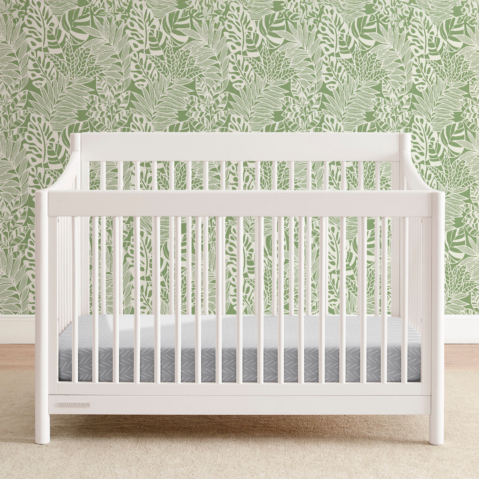 Brooks 6-in-1 Convertible Baby Crib - Toddler Bed, Daybed & Full-Size Bed - Safe & Durable Nursery Furniture for Newborn to Adult - Perfect for Baby Rooms, Daycare Centers & Guest Bedrooms