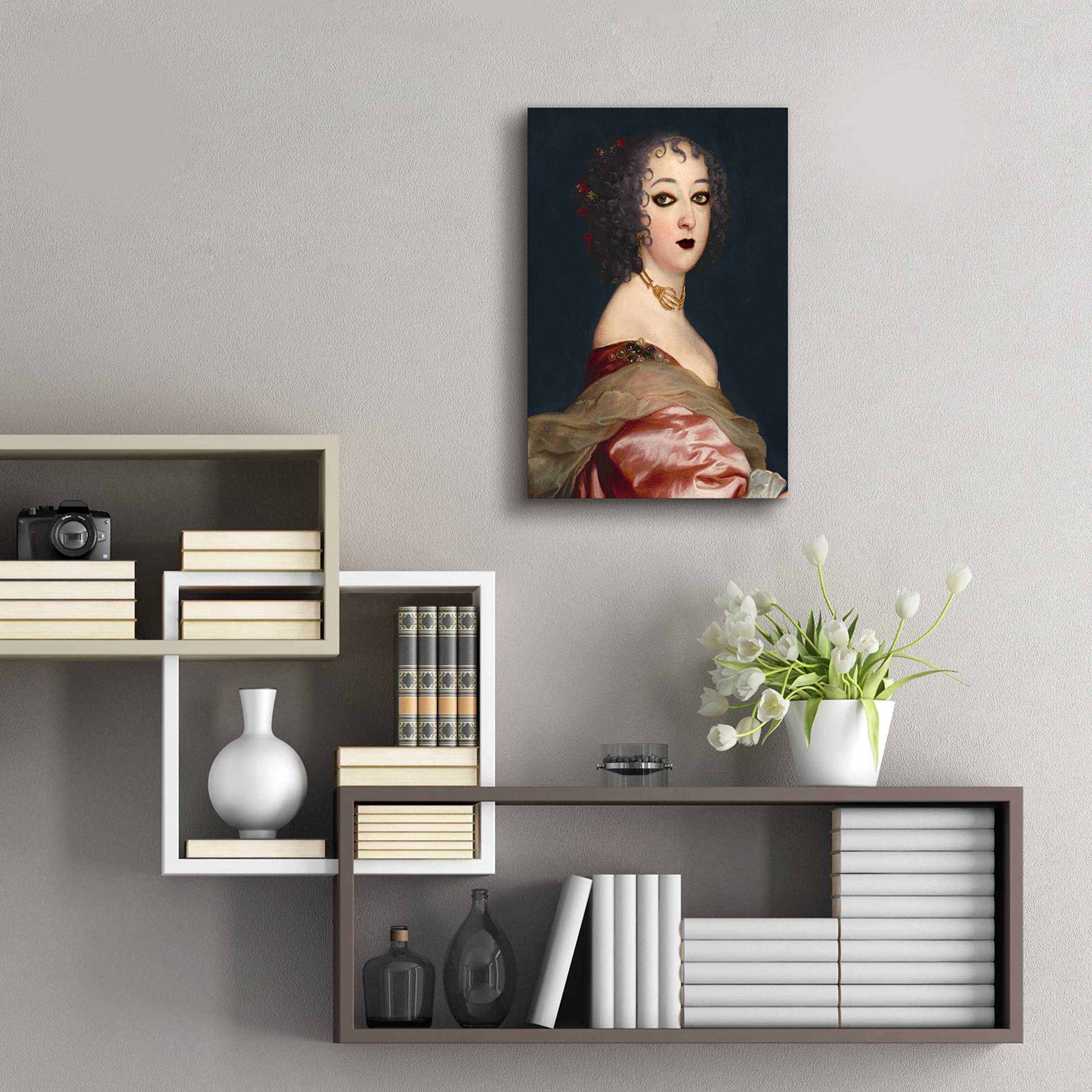 Grace Popp's 'Gothic Jane II' Acrylic Glass Wall Art - 16x24 Inches Modern Home Decor for Living Room, Bedroom & Office