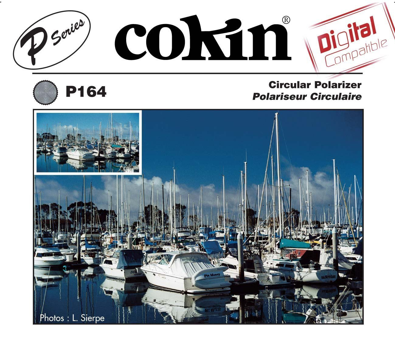 Cokin P Series Circular Polarizing Filter - Reduce Glare & Enhance Colors for DSLR & Mirrorless Cameras - Perfect for Landscape, Travel & Outdoor Photography