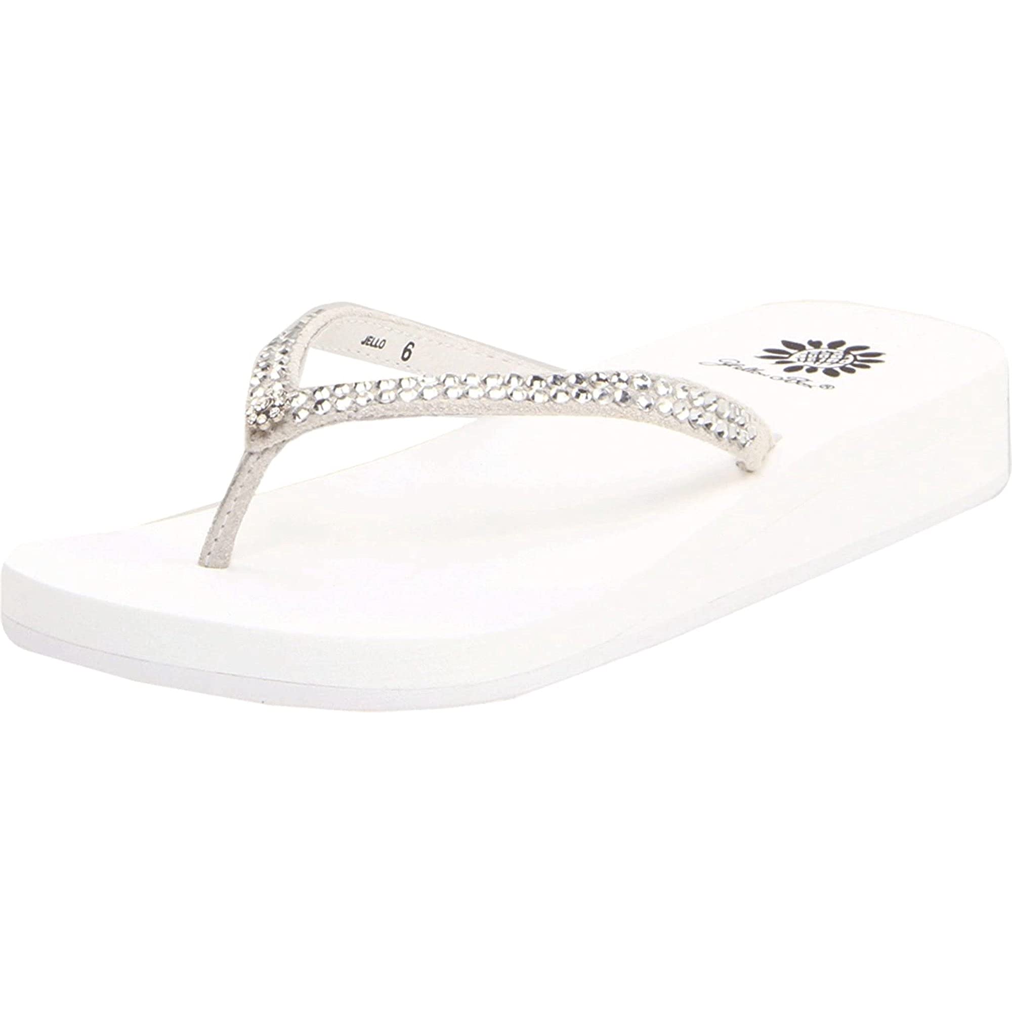 Yellow Box Women's Jello Sandal - Comfortable Casual Flip Flops for Beach, Pool & Summer Outfits | Lightweight & Stylish Sandals for Women