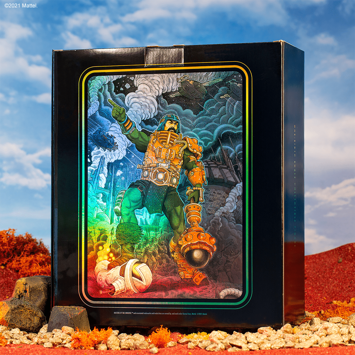 Masters of the Universe Man At Arms 1/6 Scale Action Figure - MOTUbi Variant Collectible for Display & Role Play | Perfect for Fans, Collectors & Home Decor