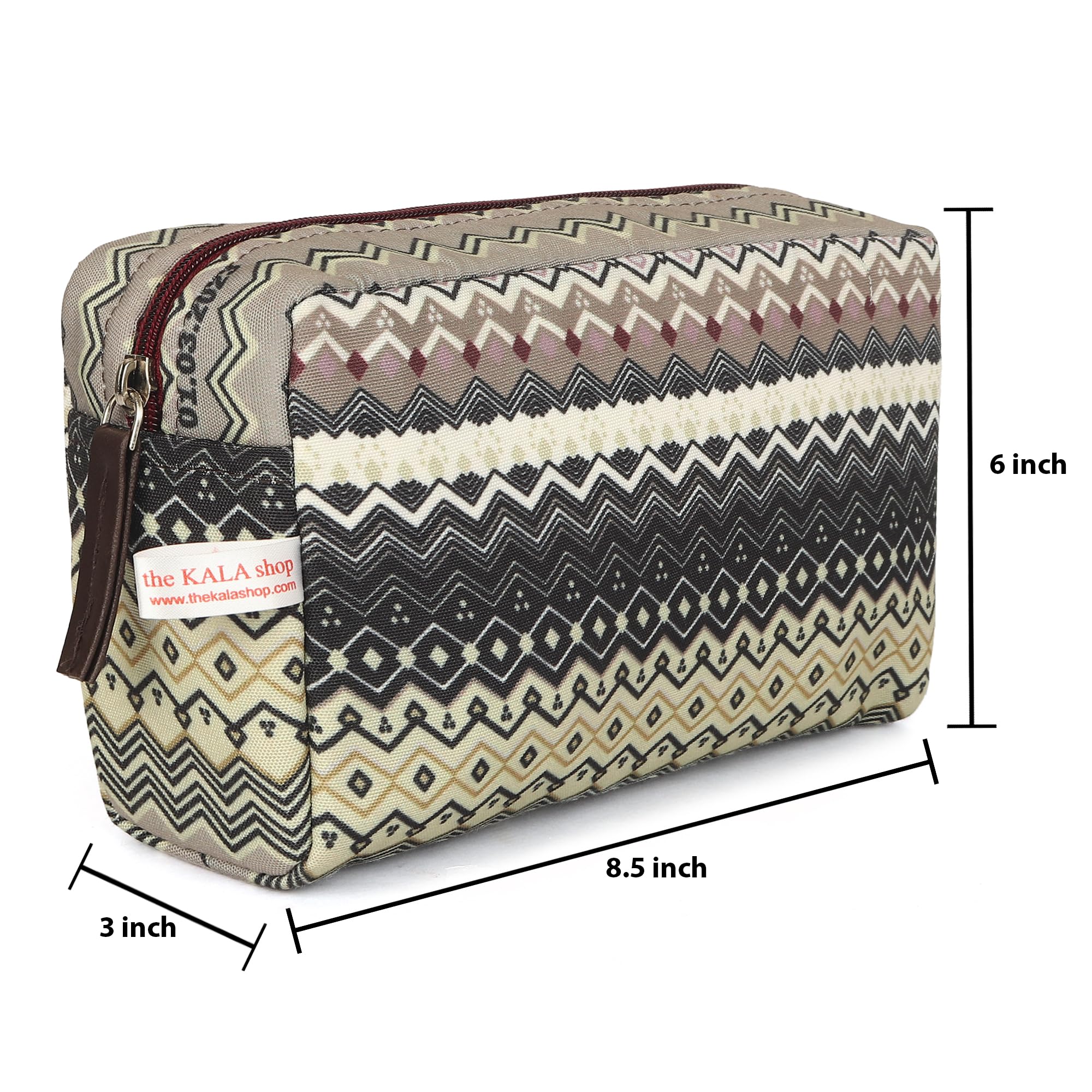 Premium Makeup Pouch & Travel Organizer for Women & Men - Waterproof Cosmetic Bag, Toiletry Storage Case - Perfect for Gym, Vacation, Business Trips & Daily Essentials