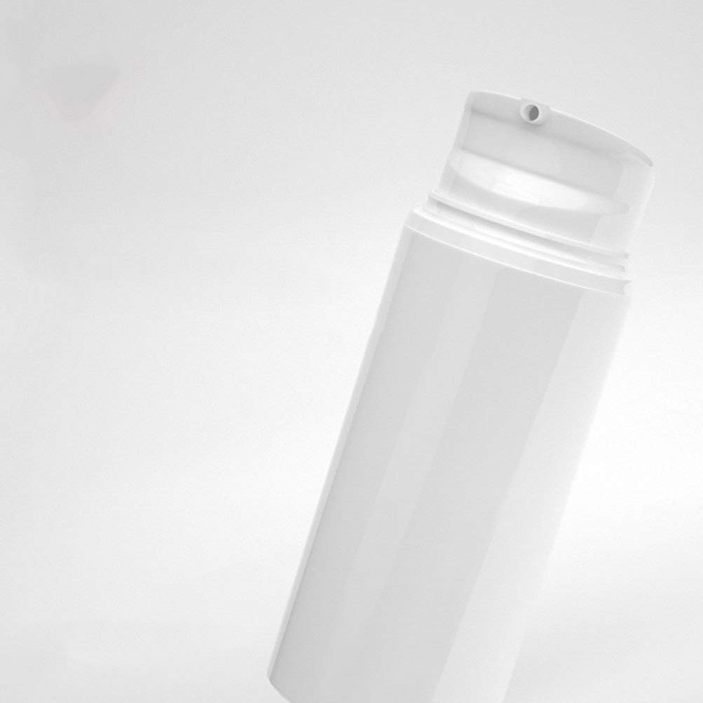 3pcs Cabilock Vacuum Pump Bottles for Lotion & Makeup - Clear Travel-Friendly Press Dispenser with White Pump (Ideal for Skincare, Cosmetics & Travel)