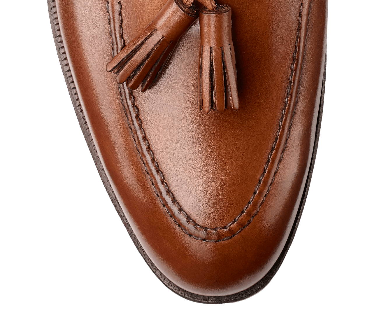 Vincent 2 Tan Antique Calf Leather Shoes - Classic Vintage Style for Men | Perfect for Formal Events, Business Meetings & Special Occasions