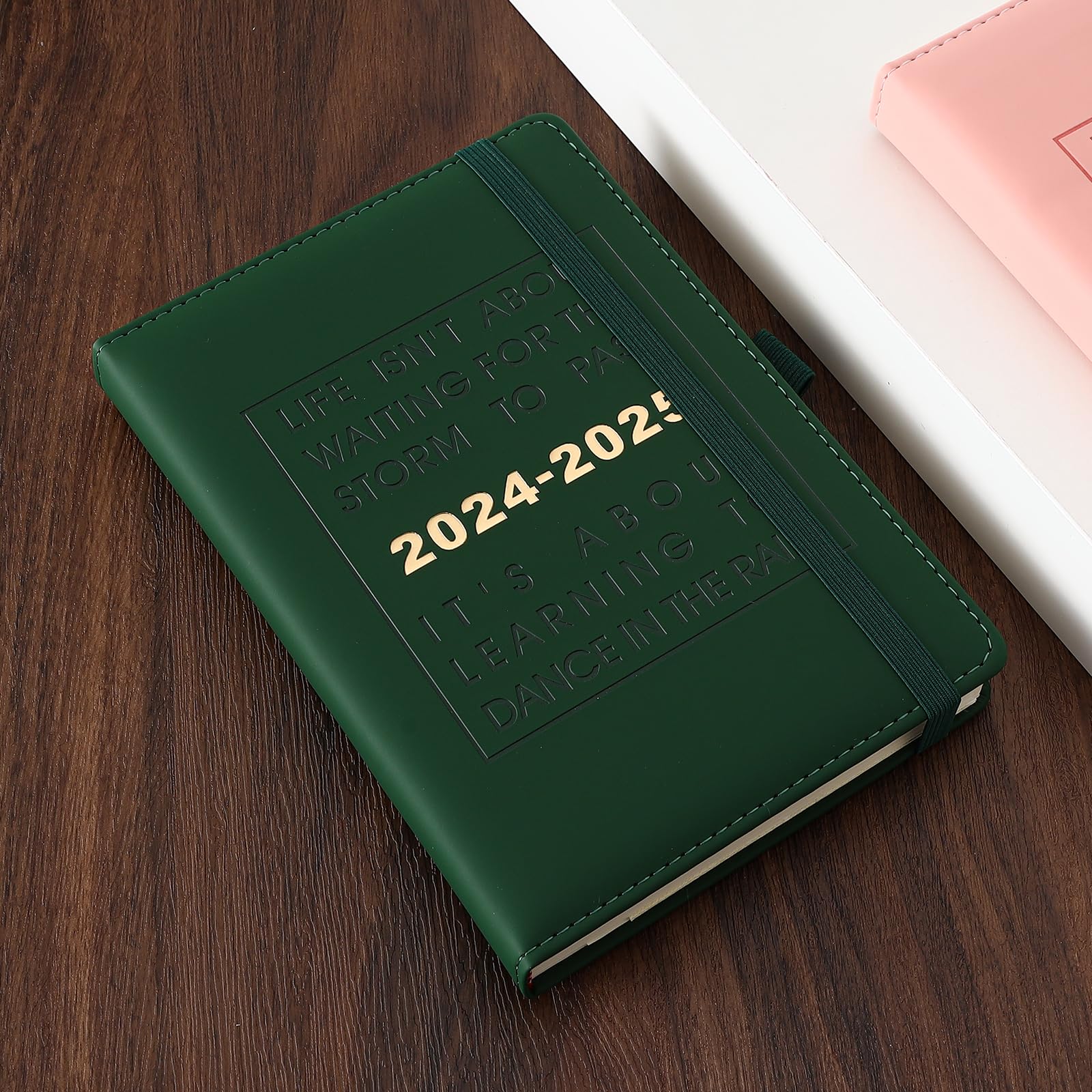 Holderzwu 2024-2025 Academic Planner - Daily Diary & Productivity Journal with Gratitude Prompts (July 2024-June 2025) | Perfect for Students, Professionals & Goal Tracking | Day-to-Page Design for Effective Time Management