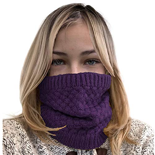 Knit Dark Purple Solid