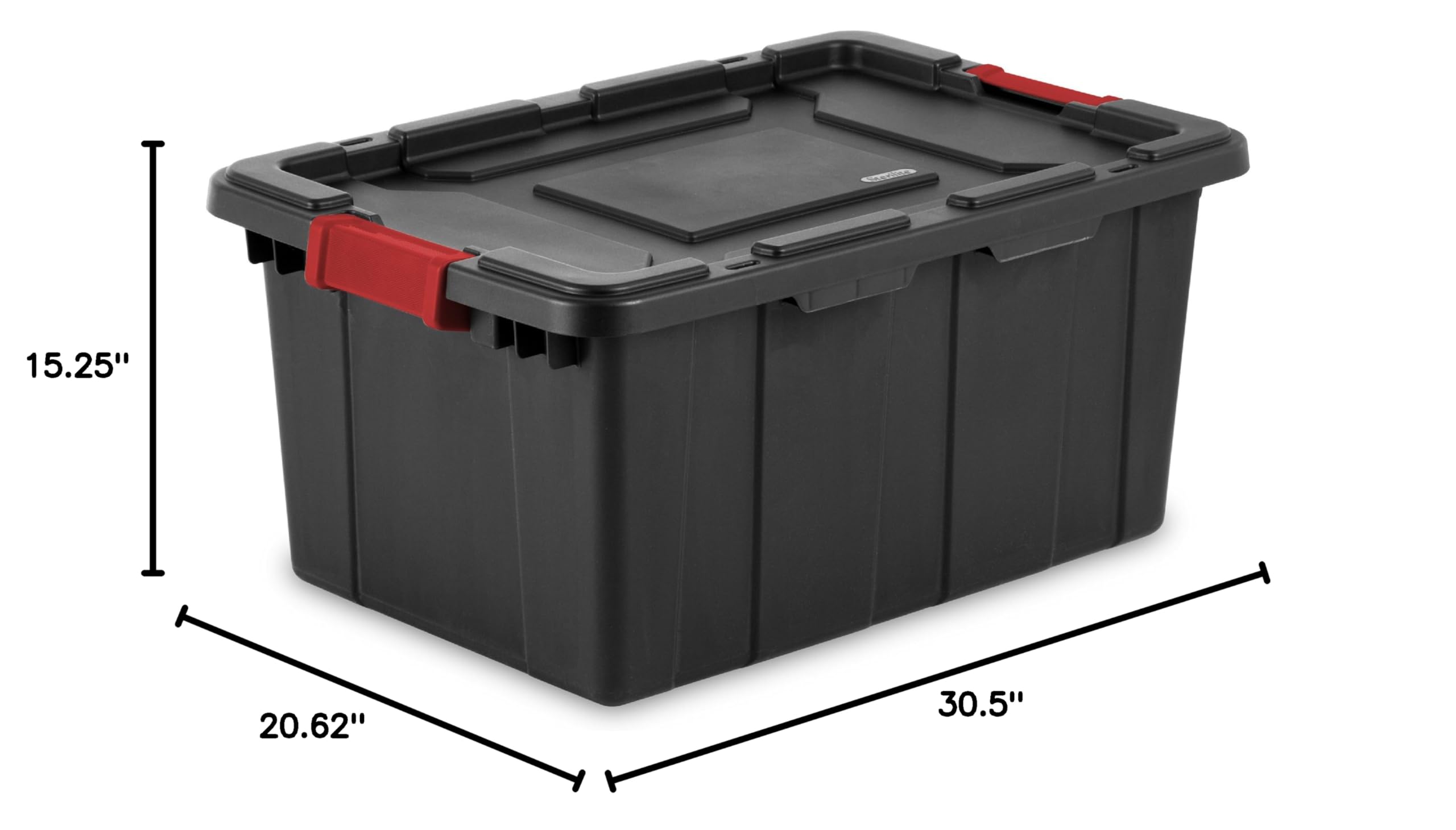 Sterilite Heavy-Duty Storage Bins Bundle - 15 Gallon (6-Pack) & 27 Gallon (4-Pack) Plastic Totes with Secure Latching Lids - Perfect for Home Organization, Garage Storage, and Industrial Use