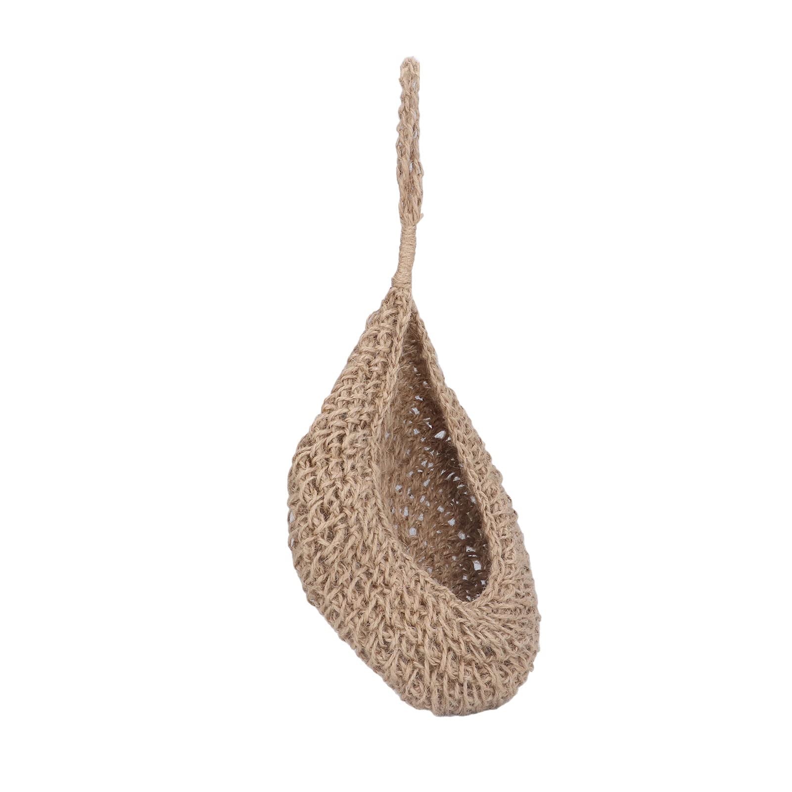 Odorless Woven Hanging Basket - Durable Storage & Decorative Organizer for Home, Birdhouse, Bathroom, Kitchen | Perfect for Planters, Wall Decor & Small Item Storage