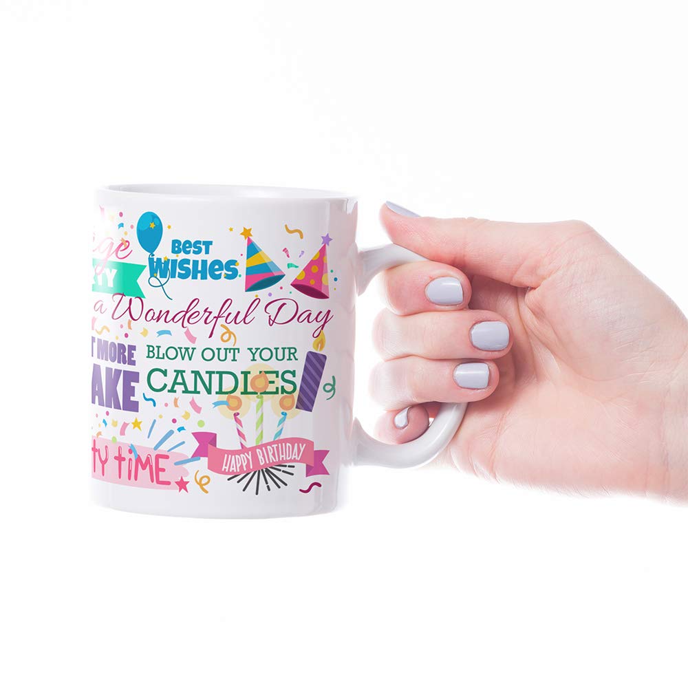 Red Horse Designs 11 oz Birthday Mug - Perfect for Coffee, Tea & Celebrations - Unique Gift for Birthdays & Special Occasions